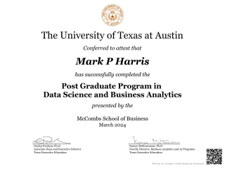Data Science and Business Analytics - University of Texas